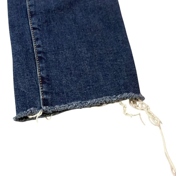 Old Navy Womens High-Rise O.G. Straight Secret-Smooth Pocket Distressed Jeans 8 - Picture 5 of 11